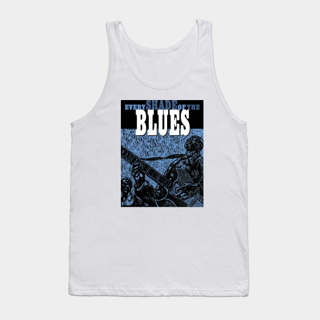 Every Shade Of The Blues Tank Top by PLAYDIGITAL2020